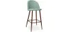 Banco estofado em tecido - Design escandinavo - 76cm - Evelyne image 9