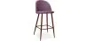 Banco estofado em tecido - Design escandinavo - 76cm - Evelyne image 9