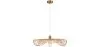 Luminária de teto de bambu - Luminária pendente de stile Boho Bali - Bahati image 9