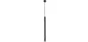 Luminária de teto tubular LED - Luminária pendente preta - 60cm - Bruna image 9