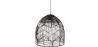 Luminária de teto de ratã preto - Luminária pendente de stile Boho Bali - Le image 9