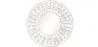 Espelho de Parede - Design Redondo Branco Boho Bali (60 cm) - Lenai image 9