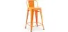 Banco Bar com Encosto - Desenho Industrial - 60cm - Nova Edição - Stylix image 9
