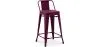 Banco Bar com Encosto - Desenho Industrial - 60cm - Nova Edição - Stylix image 9