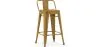 Banco Bar com Encosto - Desenho Industrial - 60cm - Nova Edição - Stylix image 9