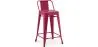 Banco Bar com Encosto - Desenho Industrial - 60cm - Nova Edição - Stylix image 9