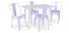 Pack Mesa de Jantar e 4 Cadeiras de Jantar Design Industrial - Nova Edição- Bistrot Stylix image 9