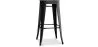 Banco bar - Desenho industrial - Madeira e aço - 76 cm - New Edition- Stylix image 9