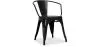 Cadeira de jantar com braços - Design industrial - Aço - Nova edição - Stylix image 9