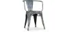 Cadeira de jantar com braços - Design industrial - Aço - Nova edição - Stylix image 9