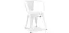 Cadeira de jantar com braços - Design industrial - Aço - Nova edição - Stylix image 9