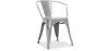 Cadeira de jantar com braços - Design industrial - Aço - Nova edição - Stylix image 9