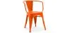 Cadeira de jantar com braços - Design industrial - Aço - Nova edição - Stylix image 9