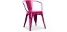 Cadeira de jantar com braços - Design industrial - Aço - Nova edição - Stylix image 9