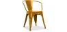 Cadeira de jantar com braços - Design industrial - Aço - Nova edição - Stylix image 9