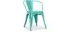 Cadeira de jantar com braços - Design industrial - Aço - Nova edição - Stylix image 9