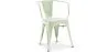 Cadeira de jantar com braços - Design industrial - Aço - Nova edição - Stylix image 9