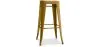 Banco Bar - Desenho Industrial - Madeira e Aço - 76cm - Nova Edição - Stylix image 9