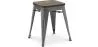 Banco Bar - Design Industrial - Madeira e Aço - 45cm - Nova Edição - Stylix image 9