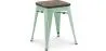 Banco Bar - Design Industrial - Madeira e Aço - 45cm - Nova Edição - Stylix image 9