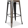 Banco de Bar – Estilo Industrial – Aço – 76 cm – Stylix image 9