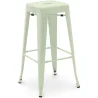 Banco de Bar – Estilo Industrial – Aço – 76 cm – Stylix image 9