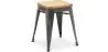 Banco Bar - Design Industrial - Madeira e Aço - 45cm - Nova Edição - Stylix image 9