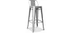 Banco Bar com Encosto - Desenho Industrial - 76cm - Nova Edição - Stylix image 9