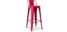 Banco Bar com Encosto - Desenho Industrial - 76cm - Nova Edição - Stylix image 9