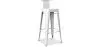 Banco Bar com Encosto - Desenho Industrial - 76cm - Nova Edição - Stylix image 9
