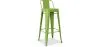 Banco Bar com Encosto - Desenho Industrial - 76cm - Nova Edição - Stylix image 9