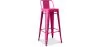 Banco Bar com Encosto - Desenho Industrial - 76cm - Nova Edição - Stylix image 9