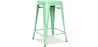 Banco Bar - Design Industrial - Aço Mate - 60cm - Nova Edição - Stylix image 9