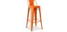 Banco Bar com Encosto - Desenho Industrial - 76cm - Nova Edição - Stylix image 9
