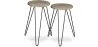 Pack de 2 mesas auxiliares - Diseño industrial - Madera y metal - Hairpin image 9