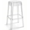 Banqueta Design Transparente - 75cm - Victoria Queen image 9