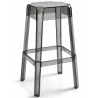 Banqueta Design Transparente - 75cm - Victoria Queen image 9