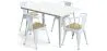 Pack Mesa de Jantar e 4 Cadeiras de Jantar com Braços Desenho Industrial - Nova Edição - Bistrot Stylix image 9