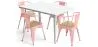 Pack Mesa de Jantar e 4 Cadeiras de Jantar com Braços Desenho Industrial - Nova Edição - Bistrot Stylix image 9