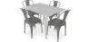 Pack Mesa de Jantar e 4 Cadeiras de Jantar Design Industrial - Nova Edição- Bistrot Stylix image 9
