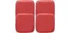 Pacote com 4 almofadas magnéticas para banquinho - couro sintético - Stylix image 9