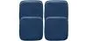 Pacote com 4 almofadas magnéticas para banquinho - couro sintético - Stylix image 9