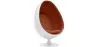 Poltrona de design em forma de ovo - Estofamento em couro sintético - Eny image 9