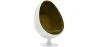 Poltrona de design em forma de ovo - Estofamento em couro sintético - Eny image 9