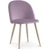 Cadeira de Jantar - Estofada em Veludo - Estilo Escandinavo - Evelyne image 9