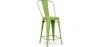 Banco Bar com Encosto - Design Industrial - 60cm - Stylix image 9