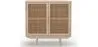 Aparador de Madeira Natural - Design Boho Bali - 2 portas - Treys image 9