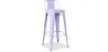 Banco Bar com Encosto - Desenho Industrial - 76cm - Nova Edição - Stylix image 9