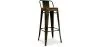Banco Bar com Encosto - Desenho Industrial - 76cm - Nova Edição - Stylix image 9
