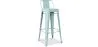 Banco Bar com Encosto - Desenho Industrial - 76cm - Nova Edição - Stylix image 9